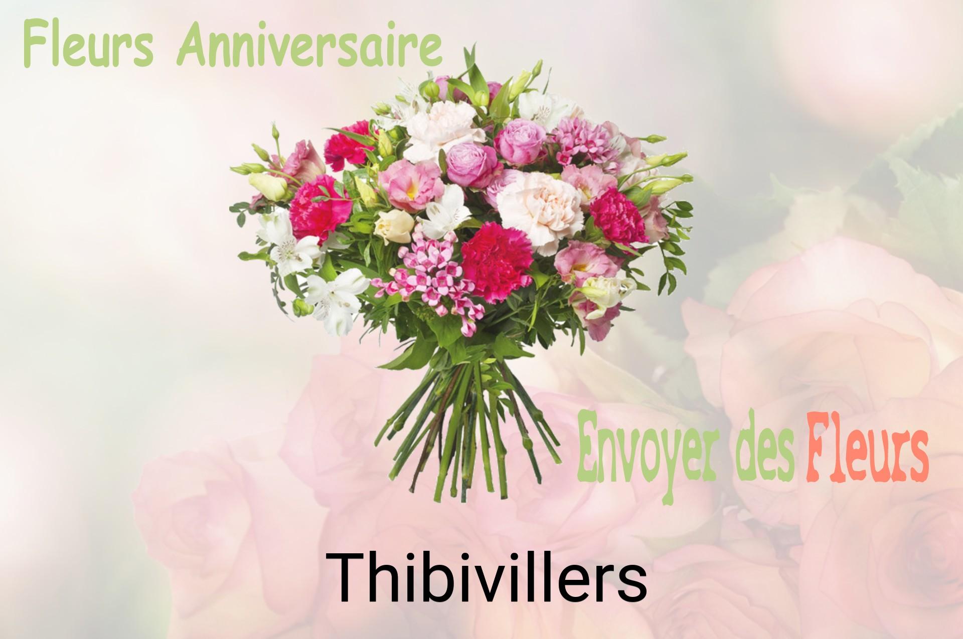Bouquet de fleurs d’anniversaire livré à Thibivillers