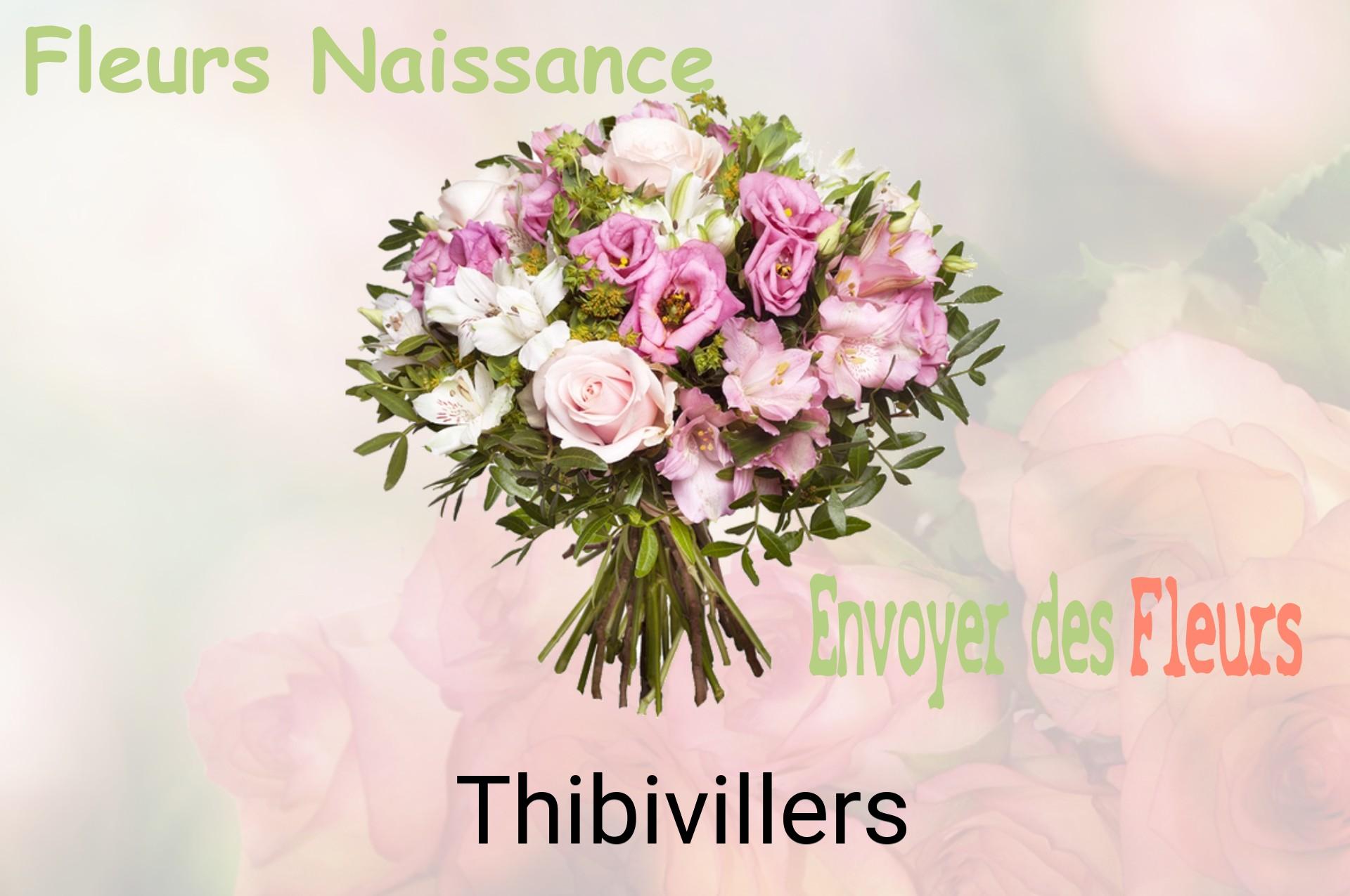 Bouquet de fleurs de naissance livré à Thibivillers